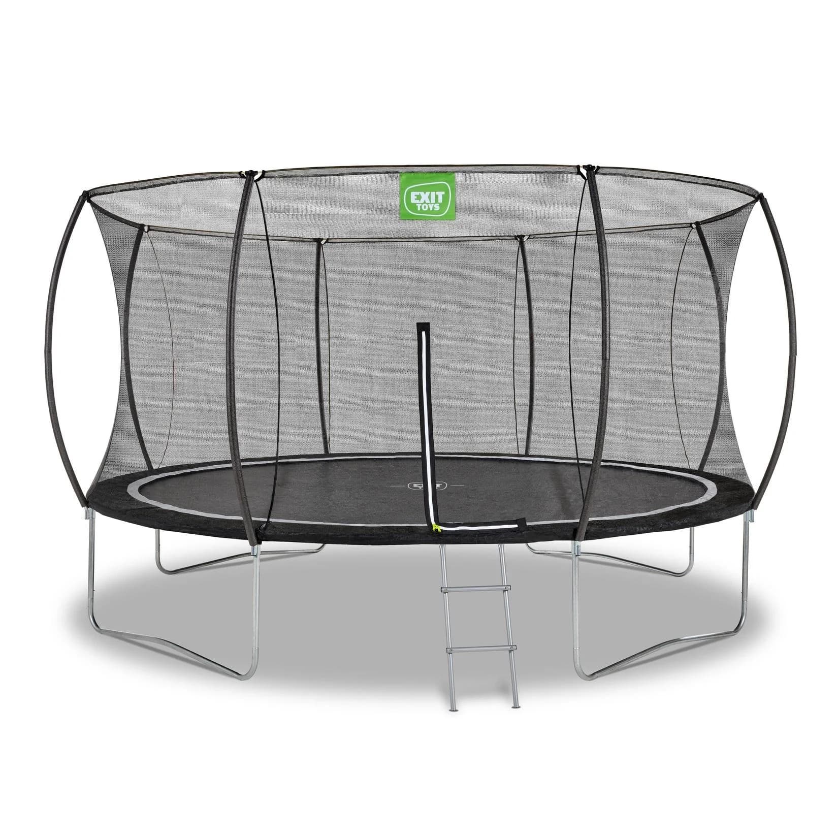 EXIT Black Edition Trampolin Ø366cm Schwarz