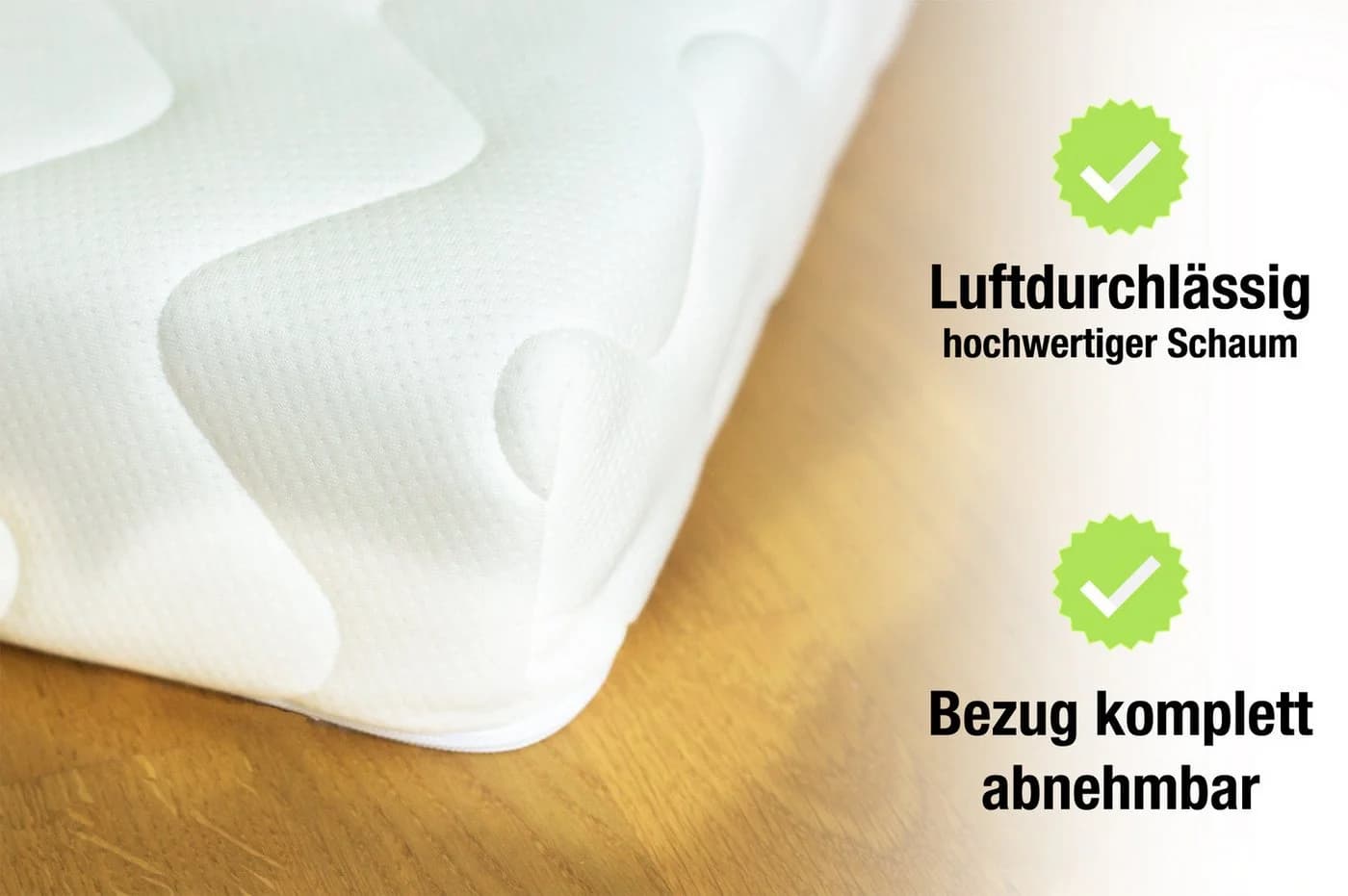 Ehrenkind Babymatratze Pur - Weich bis Mittelweich - OEKO-TEX® Zertifiziert