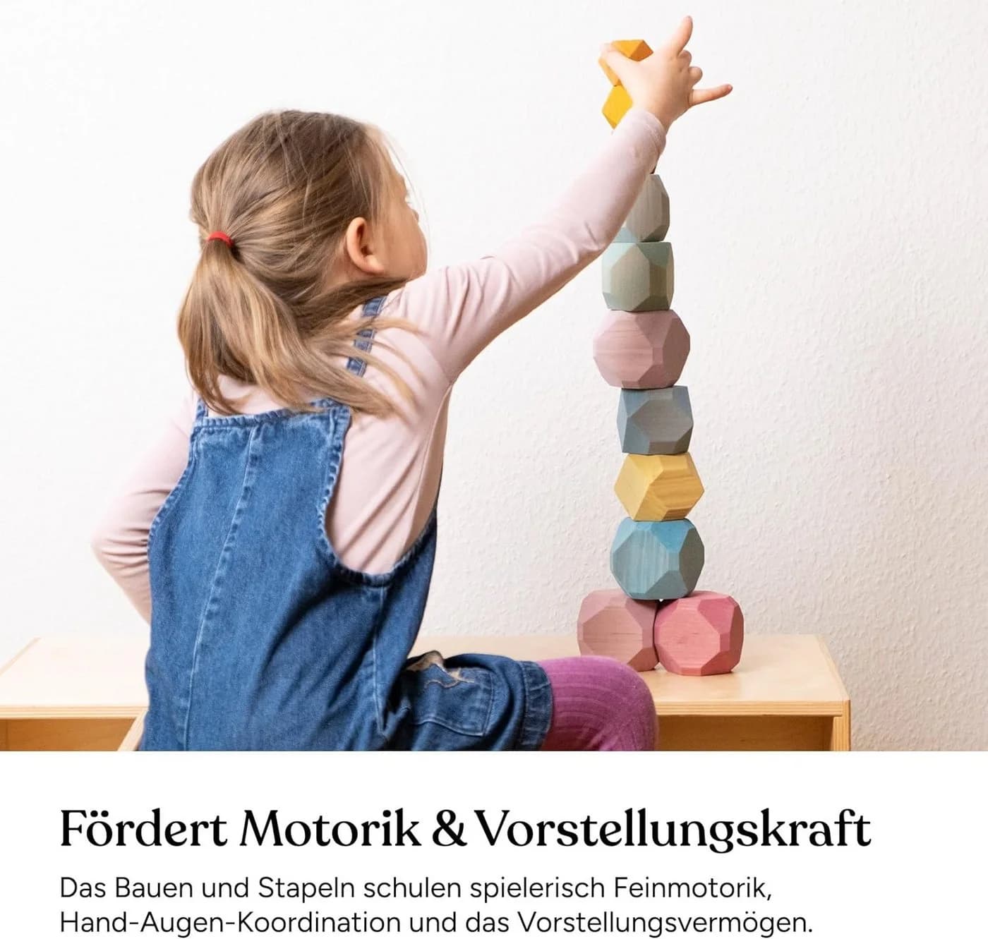 Ehrenkind Balanciersteine, nachhaltig und natürliches Massivholz, (FSC® zertifiziert), Montessori Spielzeug
