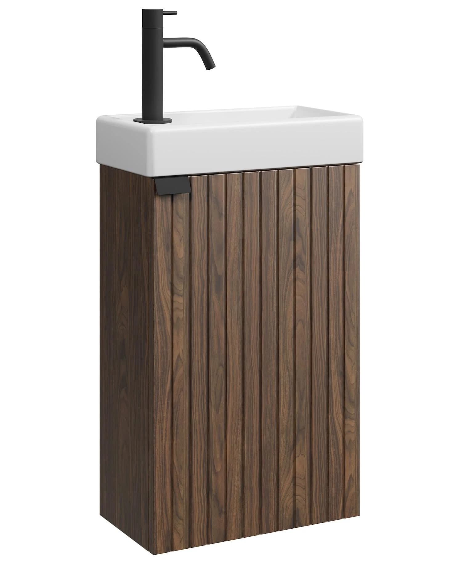 Badplaats Gäste-WC-Möbelset Bosco 2-teilig Braun