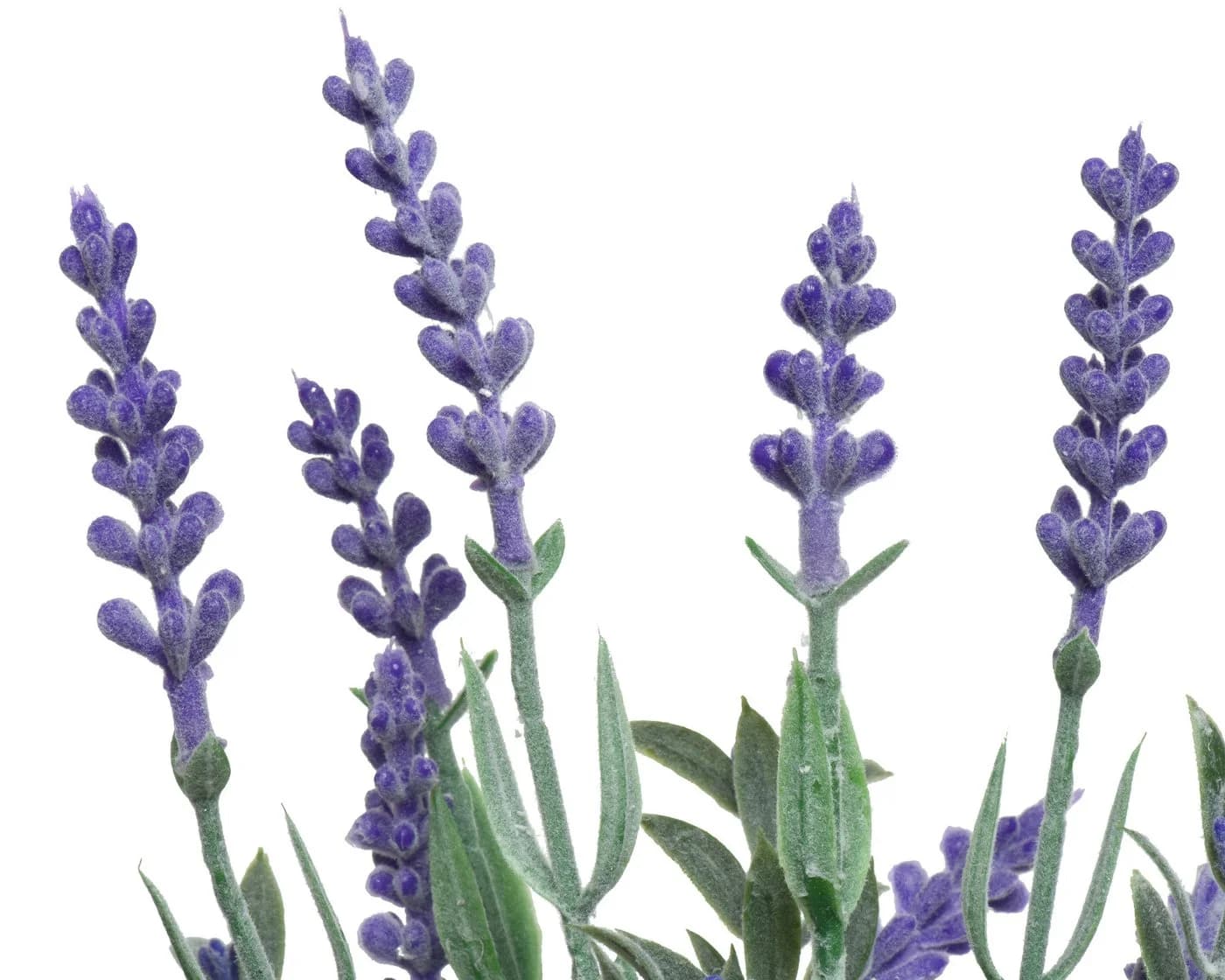 Decoris Künstlicher Lavendel 32cm in Glasflasche Lila