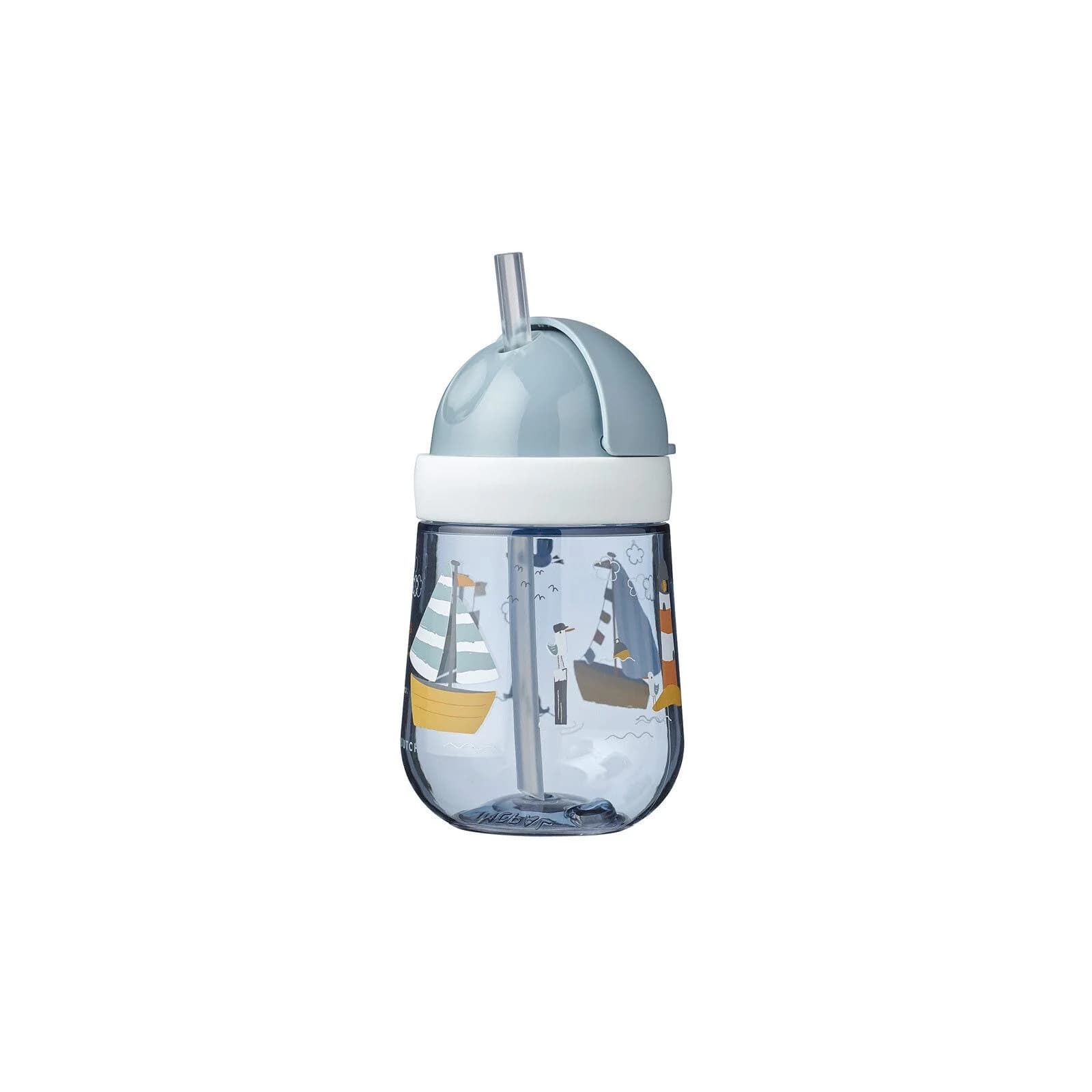 Mepal Strohhalmbecher Mio 300 ml Blau Kinderbecher