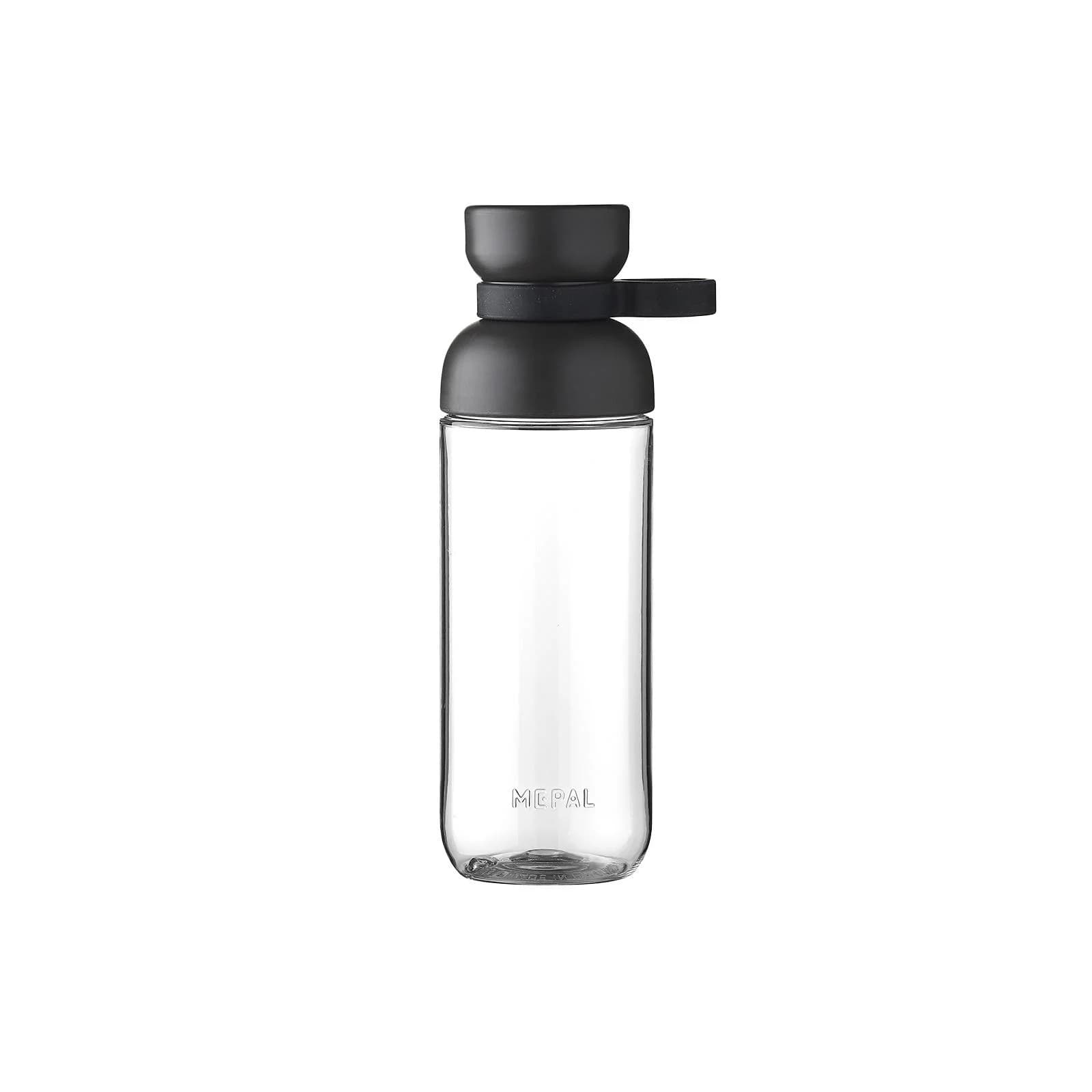 MEPAL Trinkflasche Vita 500 ml Schwarz Auslaufsicher mit Trageschlaufe