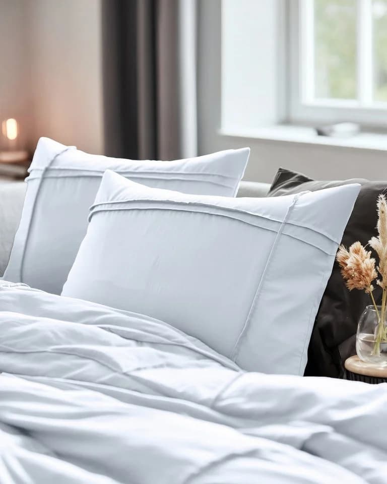 Sitheim-Europe Bettwäsche Washed Tufted Bettbezug Mikrofaser 3 teilig