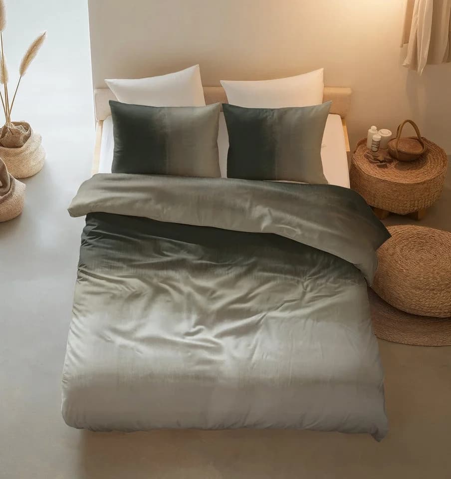 Sitheim® Bettwäsche Eden Baumwolle Grün 3-teilig