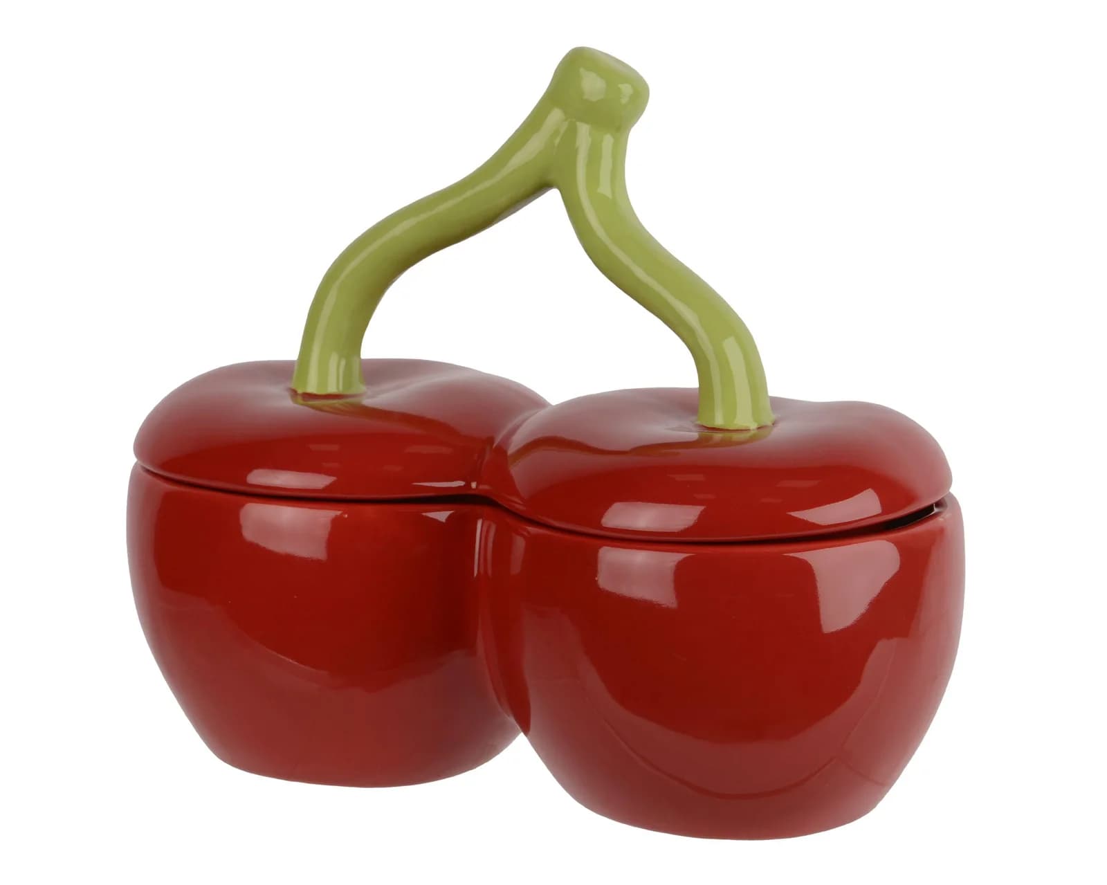 Aufbewahrungsdose CHERRY Rot Porzellan