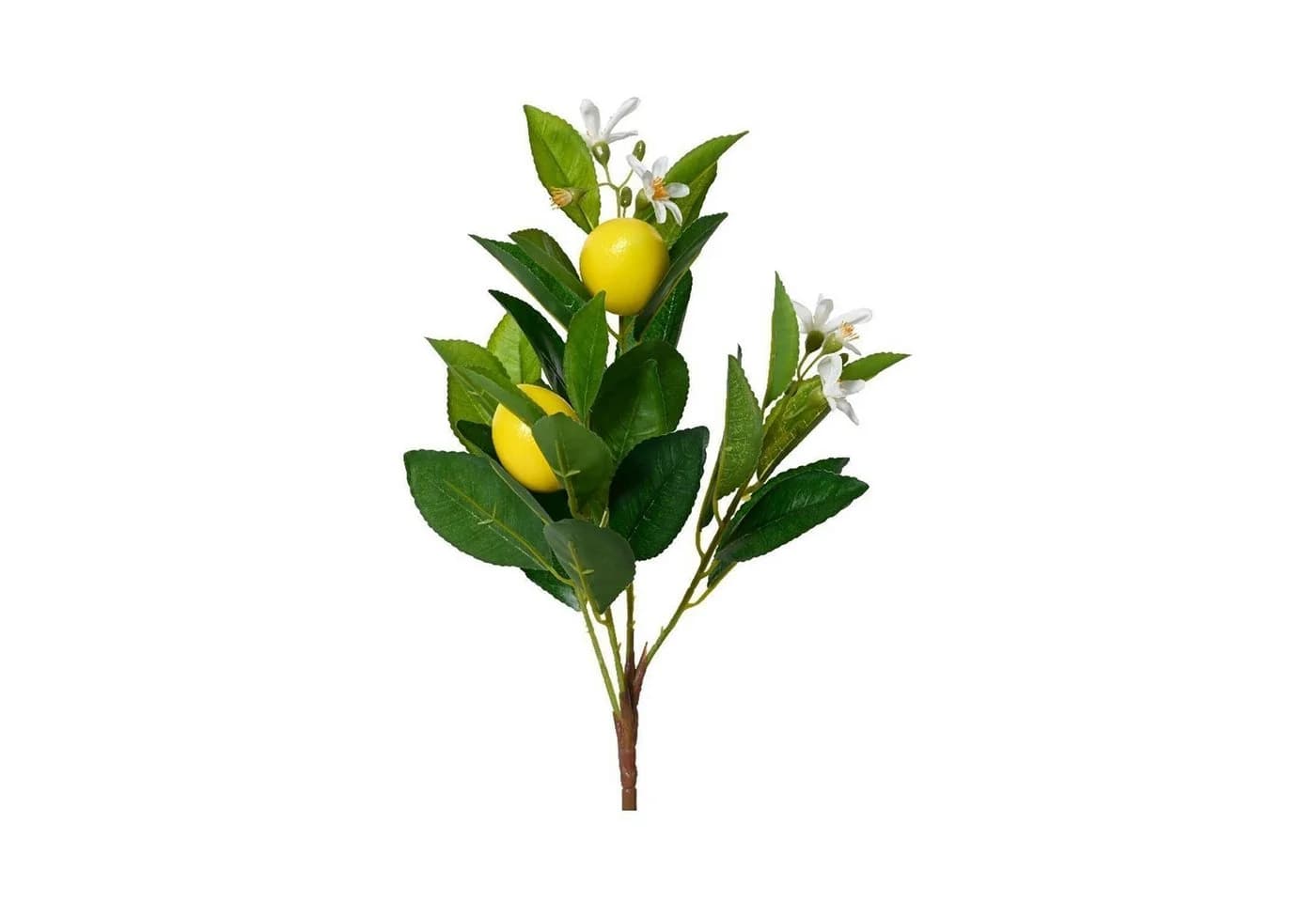 Kaemingk CITRON Kunstpflanze Zitronenzweig Grün/Gelb/Weiß