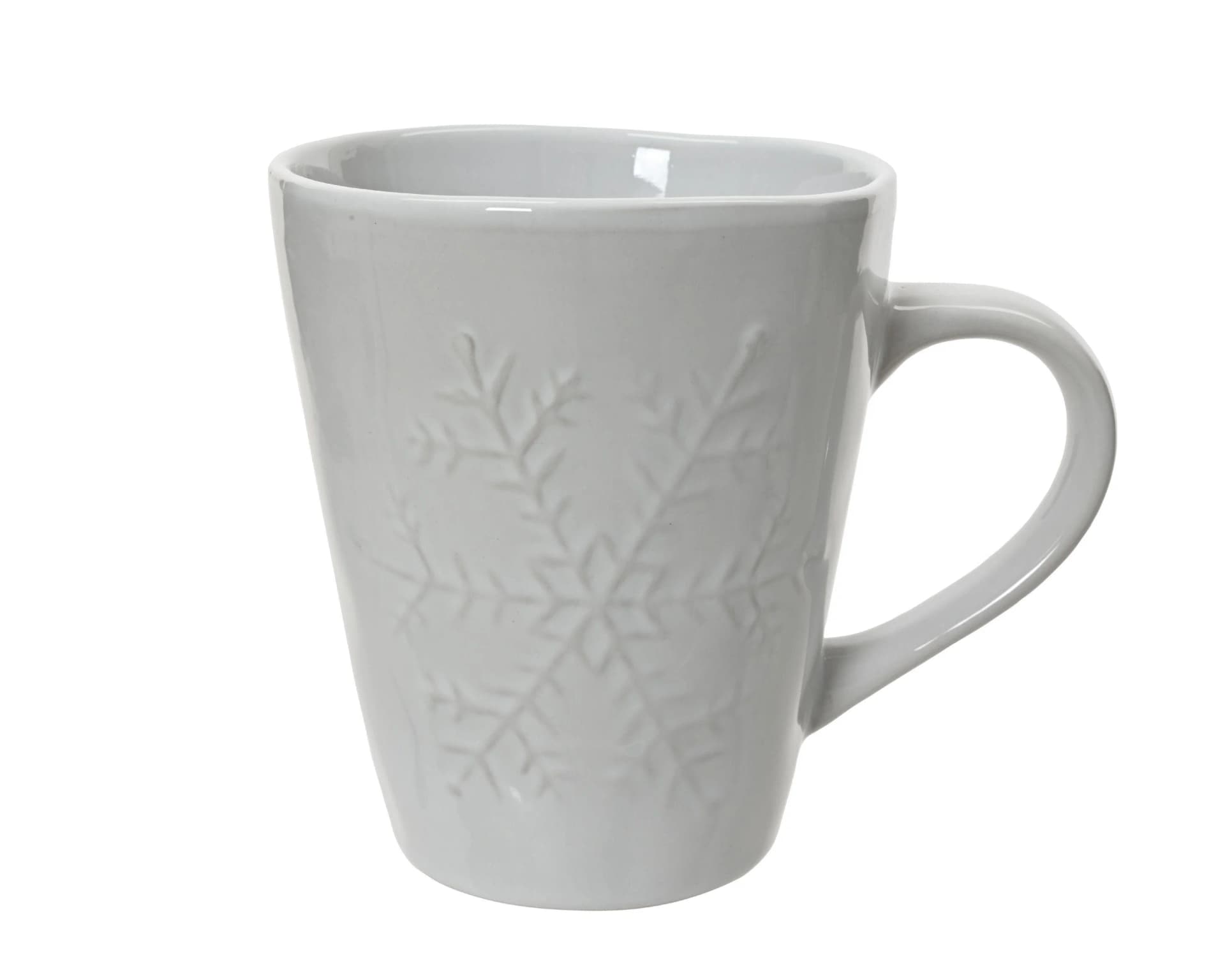Henkelbecher WHITE Steingut
