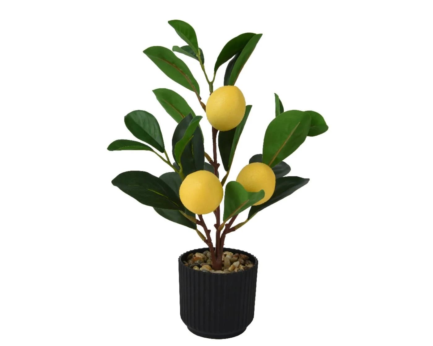 Künstlicher Zitronenbaum 27cm im Topf Gelb / Grün