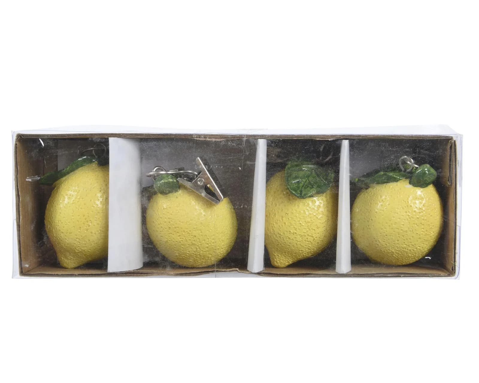 Tischdeckenbeschwerer LEMON Gelb 4 Stück