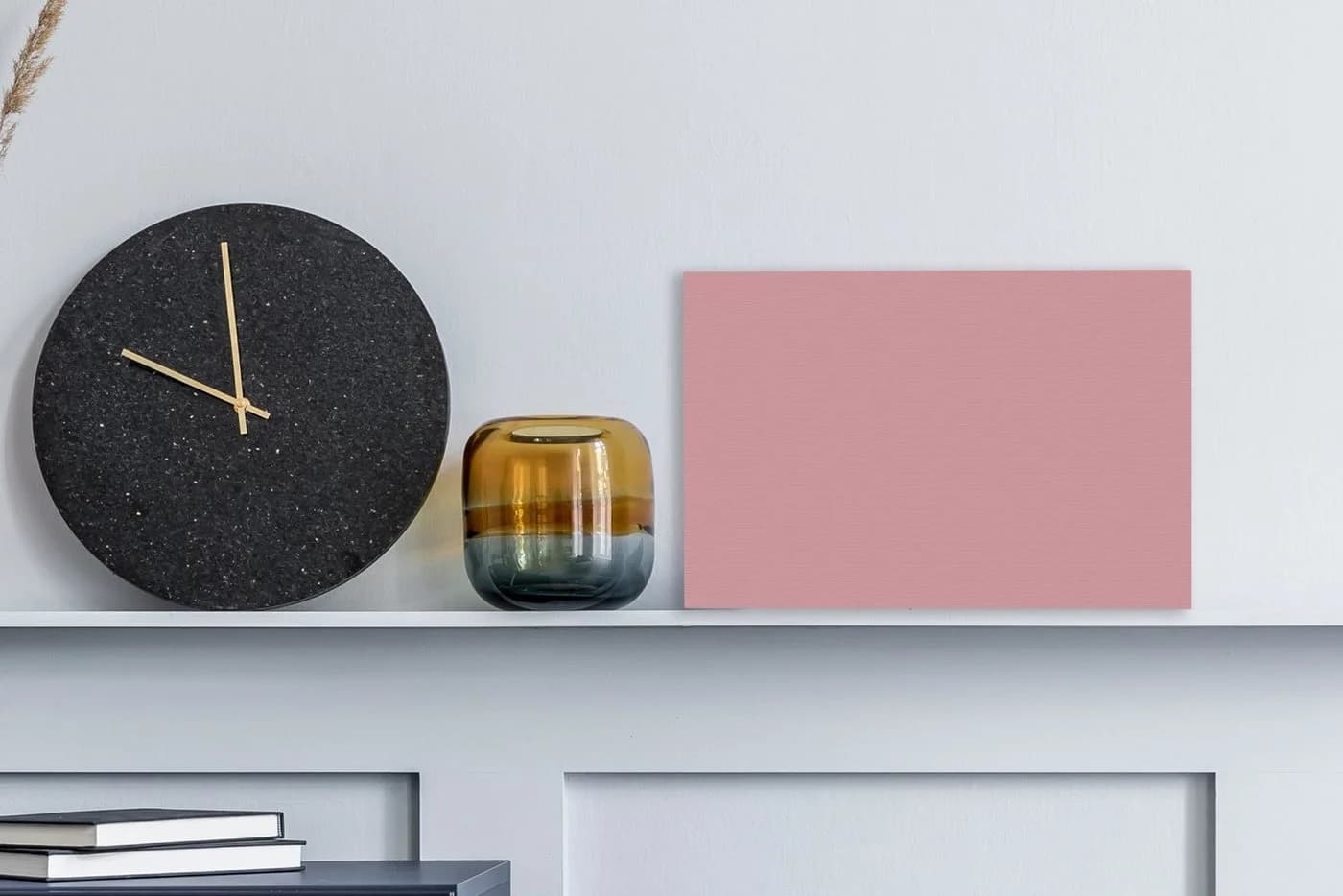 OneMillionCanvasses® Leinwandbild Rosa - Farben - Innenraum - Einfarbig - Fotodruck