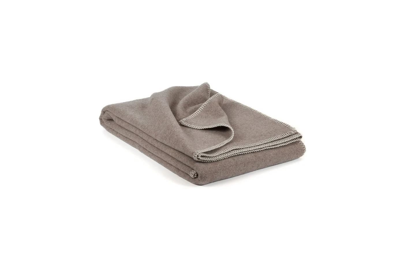 MoST Blankets Wohndecke LUMA SOFT Merino/Kaschmir Braun