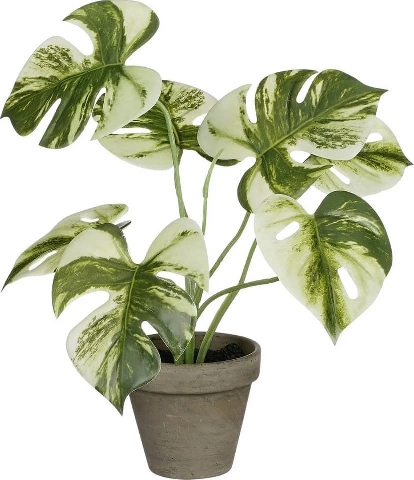 Mica Decorations Monstera Kunstpflanze Grün Polypropylen