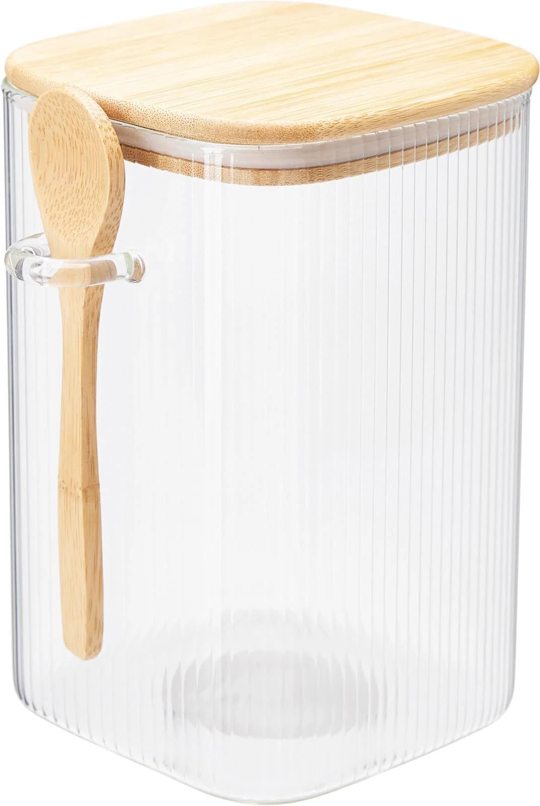 Vorratsdose BAMBOO 1150 ml Glas Bambus