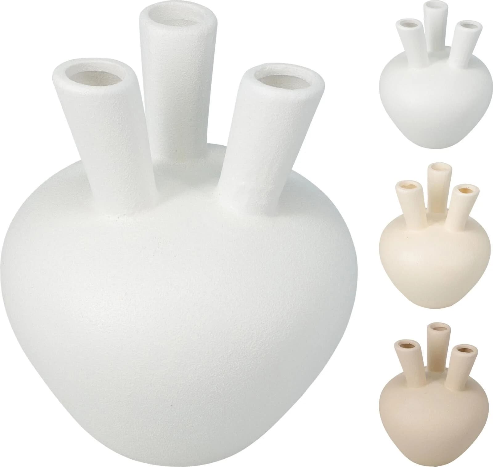 Vase Terracotta in 3 Farben 17,5 cm Höhe