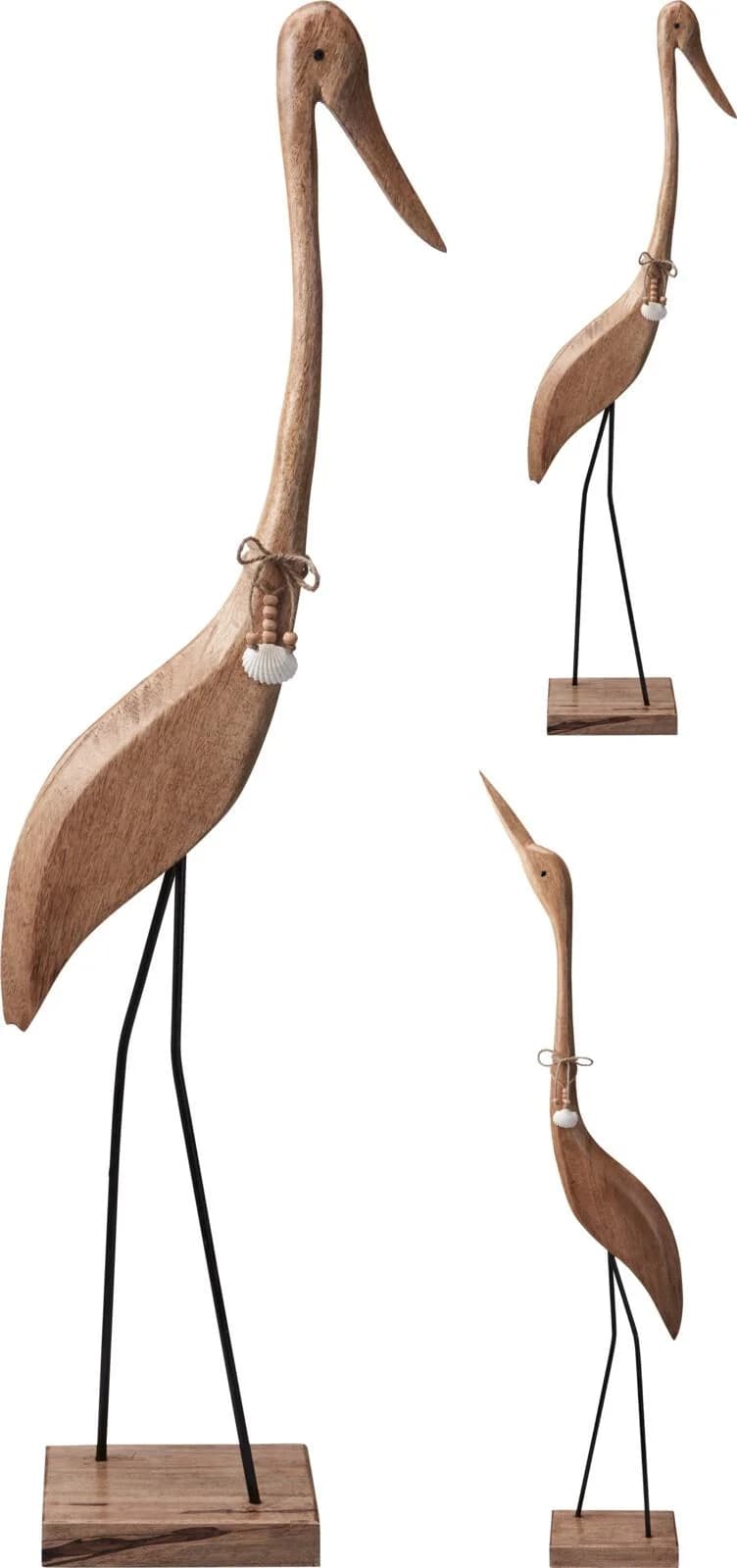 Aufsteller REIHER Braun Mangoholz