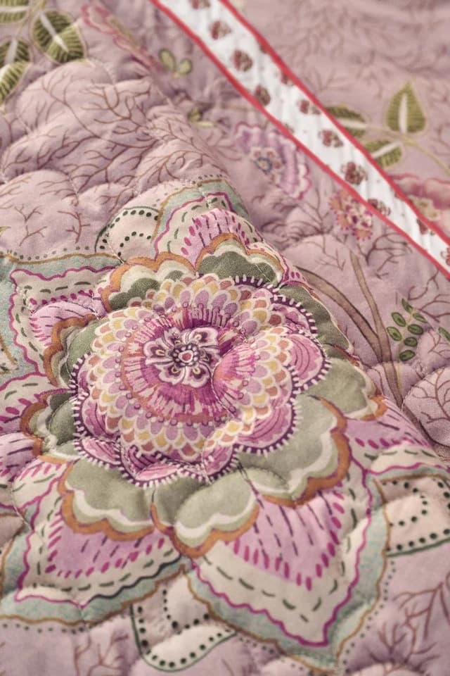 PiP Studio Tagesdecke Mumbai Morning Rosa 100% Baumwolle