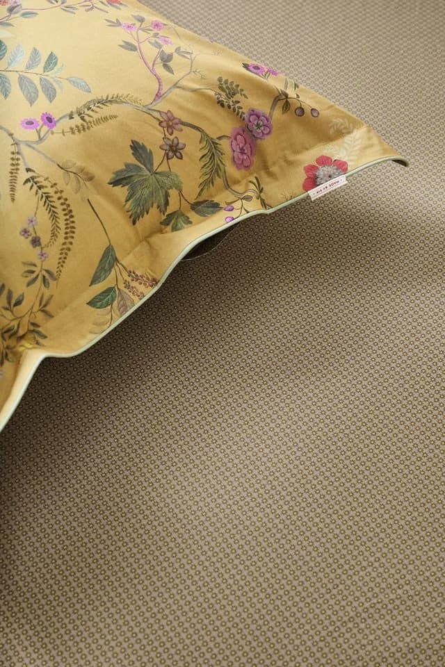 PiP Studio Spannbettlaken Twinkle Star Gelbkhaki 100x200