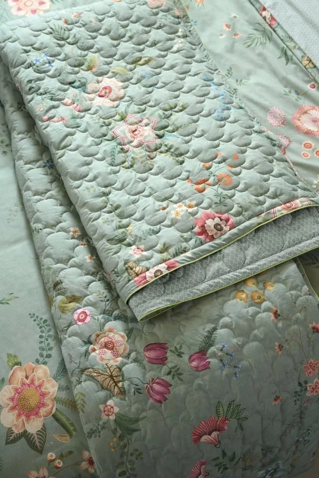 PiP Studio Tagesdecke Everbloom Bunt Indisches Blumenmuster