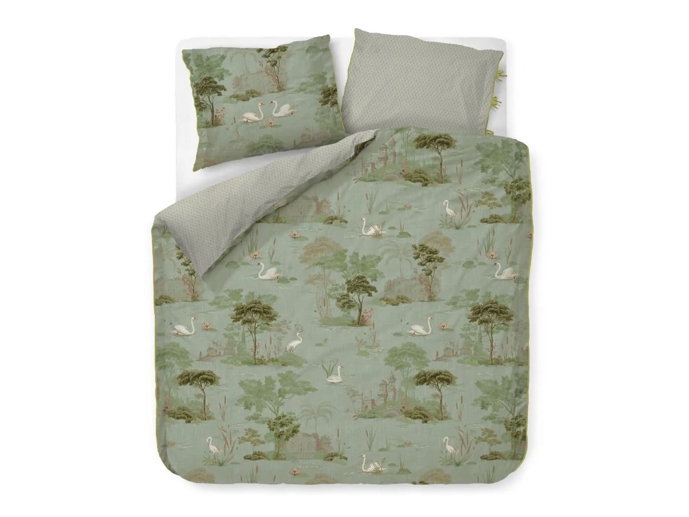 PiP Studio Bettwäsche Darjeeling Days Grün 200x135cm