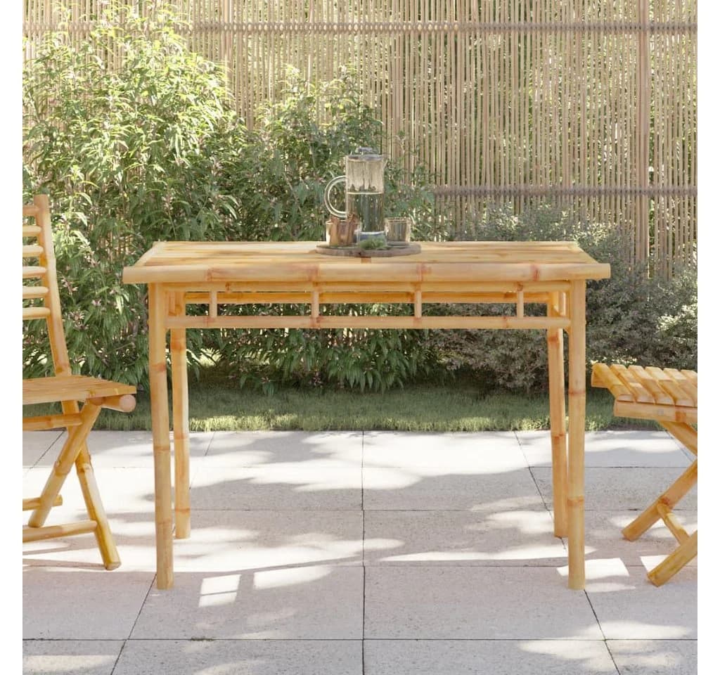 vidaXL Gartentisch Bambus Braunes Design