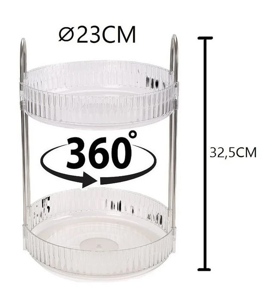 Cheffinger Gewürzkarussell Küchen Organizer 360° Drehbar