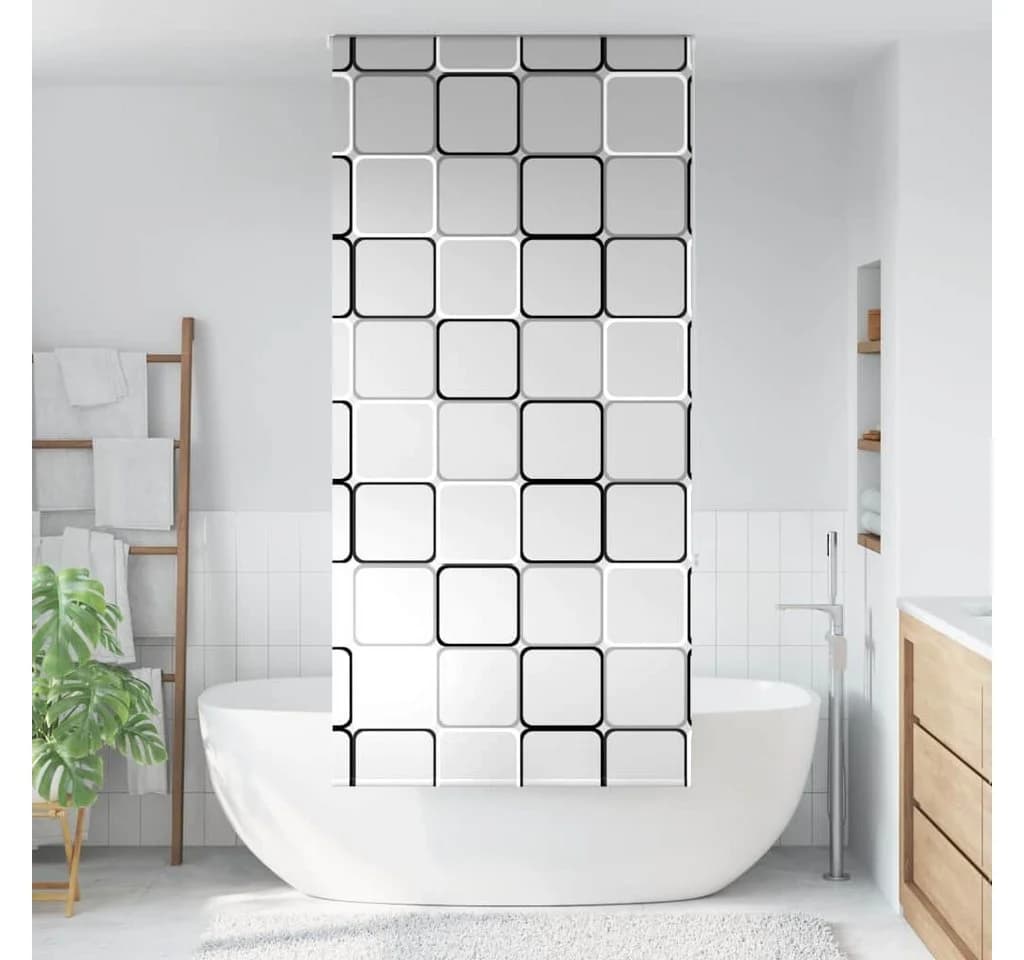 vidaXL Duschrollo 100x240 cm PEVA Transparent