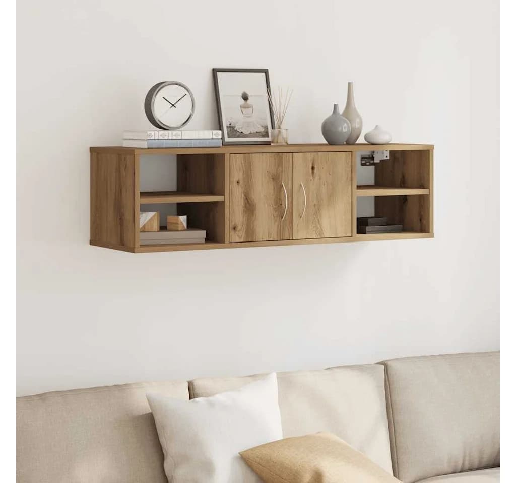 vidaXL Wandschrank Artisan-Eiche Holzwerkstoff