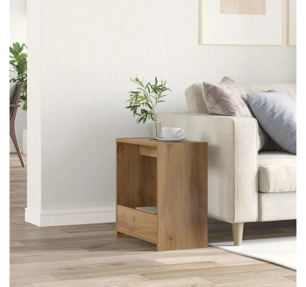 vidaXL Beistelltisch Artisan-Eiche 50x26x50 cm Holzwerkstoff