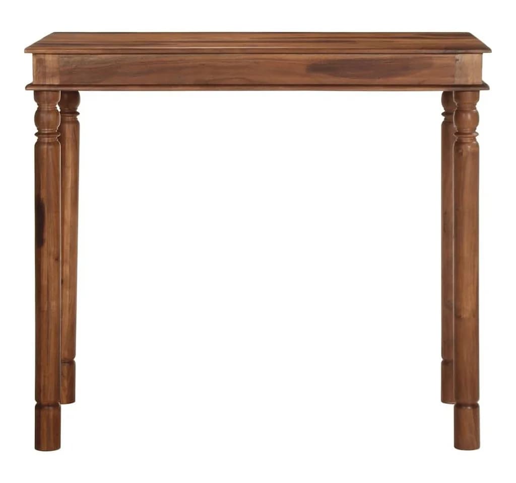 vidaXL Bartisch Massivholz Vintage Braun 120x60x107 cm