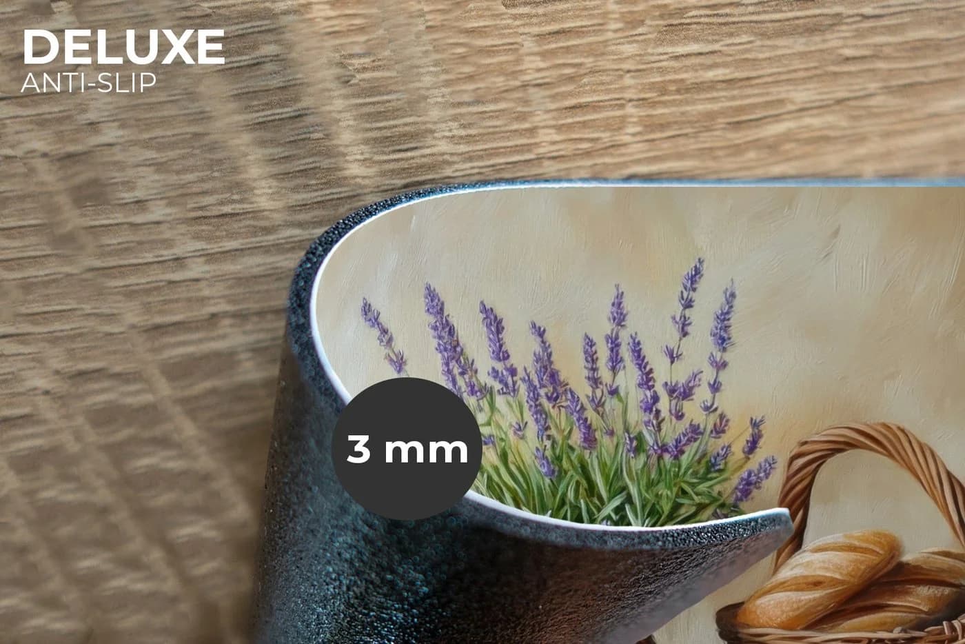 MuchoWow Platzset Lavendel - 6-tlg. Tischset Vinyl Abwaschbar