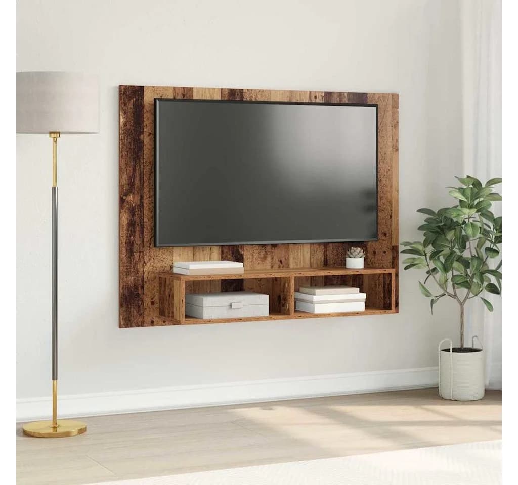 vidaXL Wand-TV-Schrank Altholz Holzwerkstoff