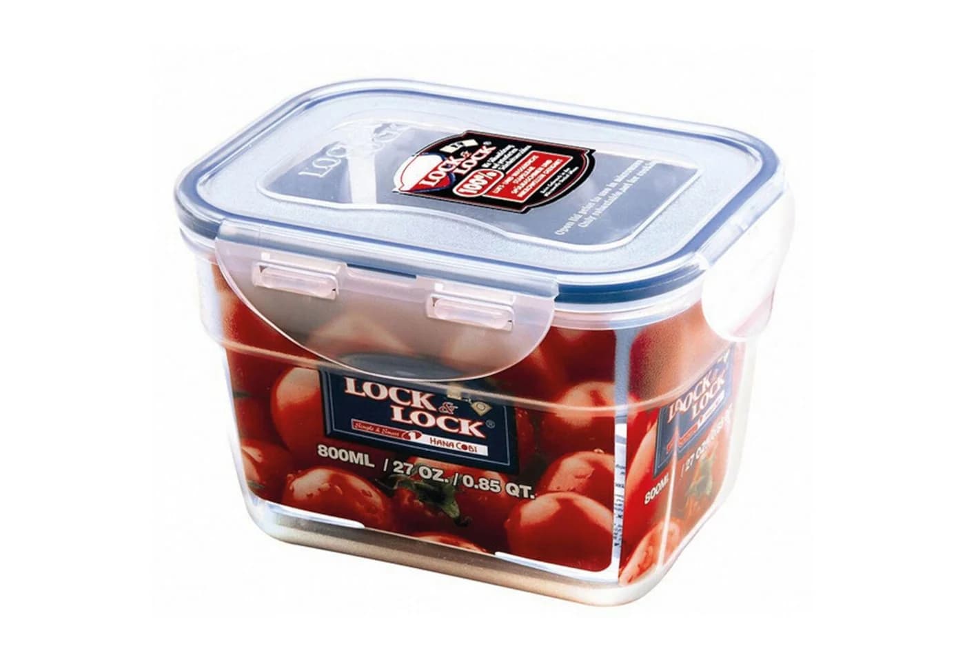 LOCK & LOCK Vorratsdose rechteckig 800 ml Kunststoff transparent