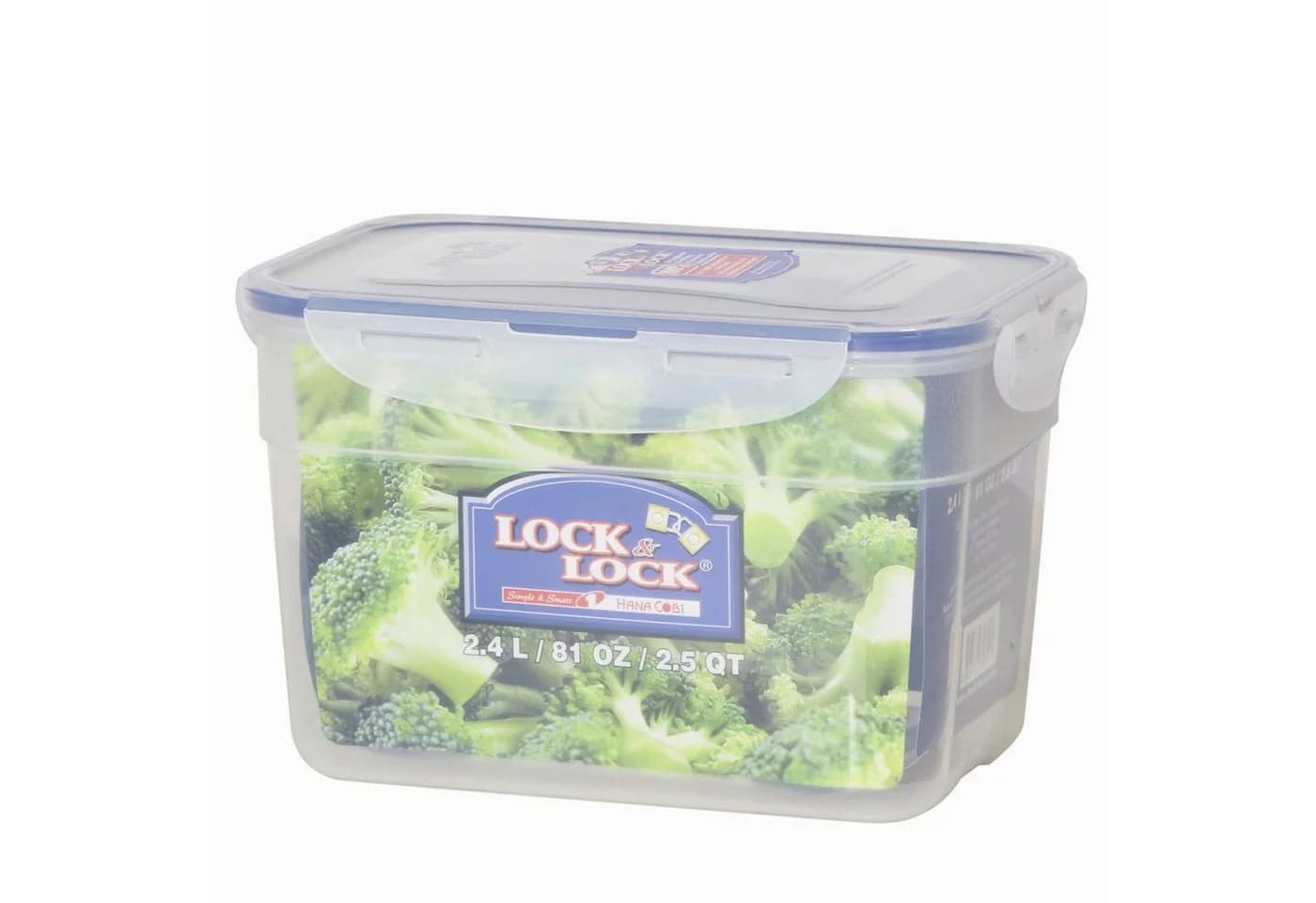 LOCK & LOCK Vorratsdose rechteckig 2400 ml transparent