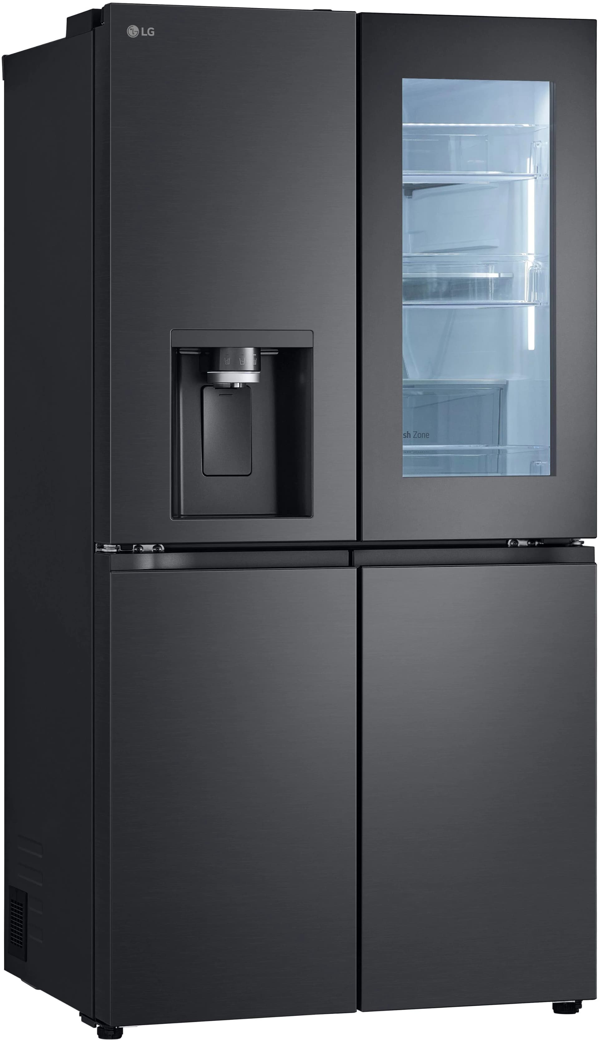LG Multi Door GMG960EVEE Kühlschrank Essence Black Steel InstaView