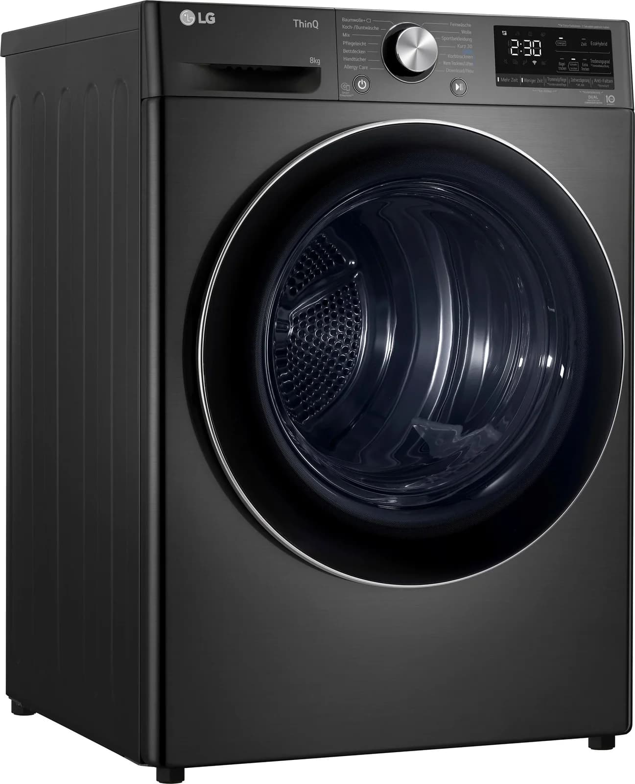 LG Wärmepumpentrockner RT80V9B Schwarz Dual Inverter