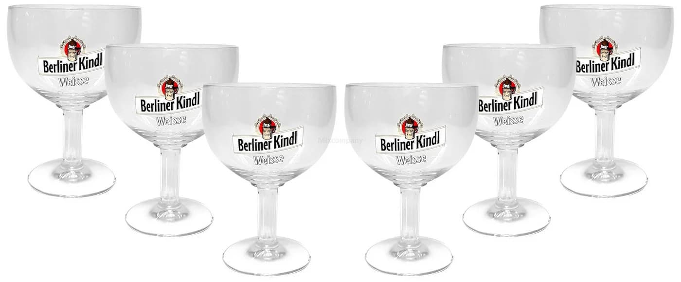 Mixcompany Gläser-Set Berliner Kindl Weisse Pokalglas 6er Set