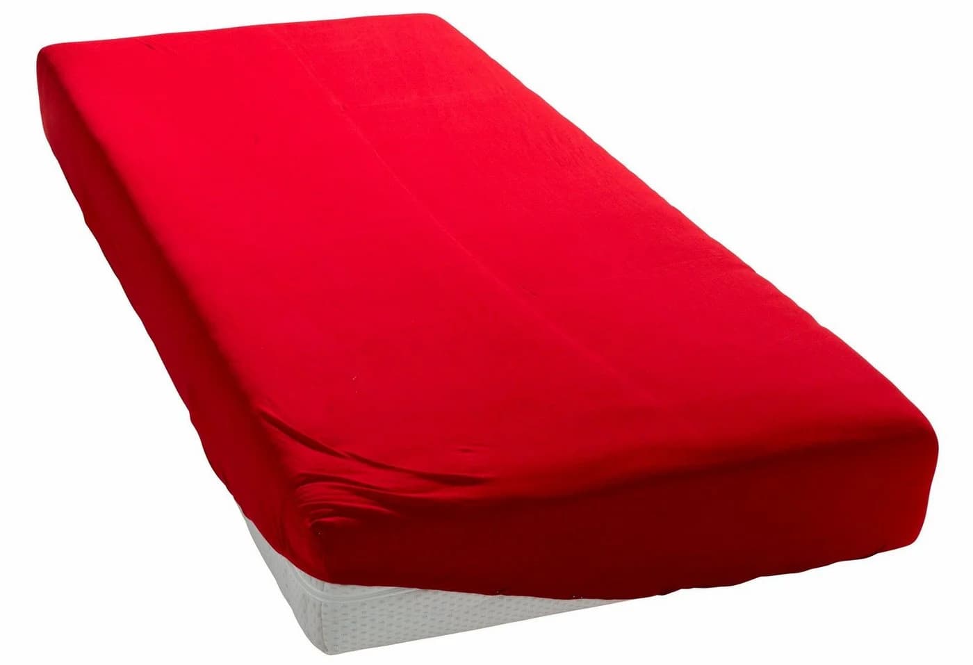 OTTO HOME Spannbettlaken Paprika Rot Microfaser-Jersey 180x200