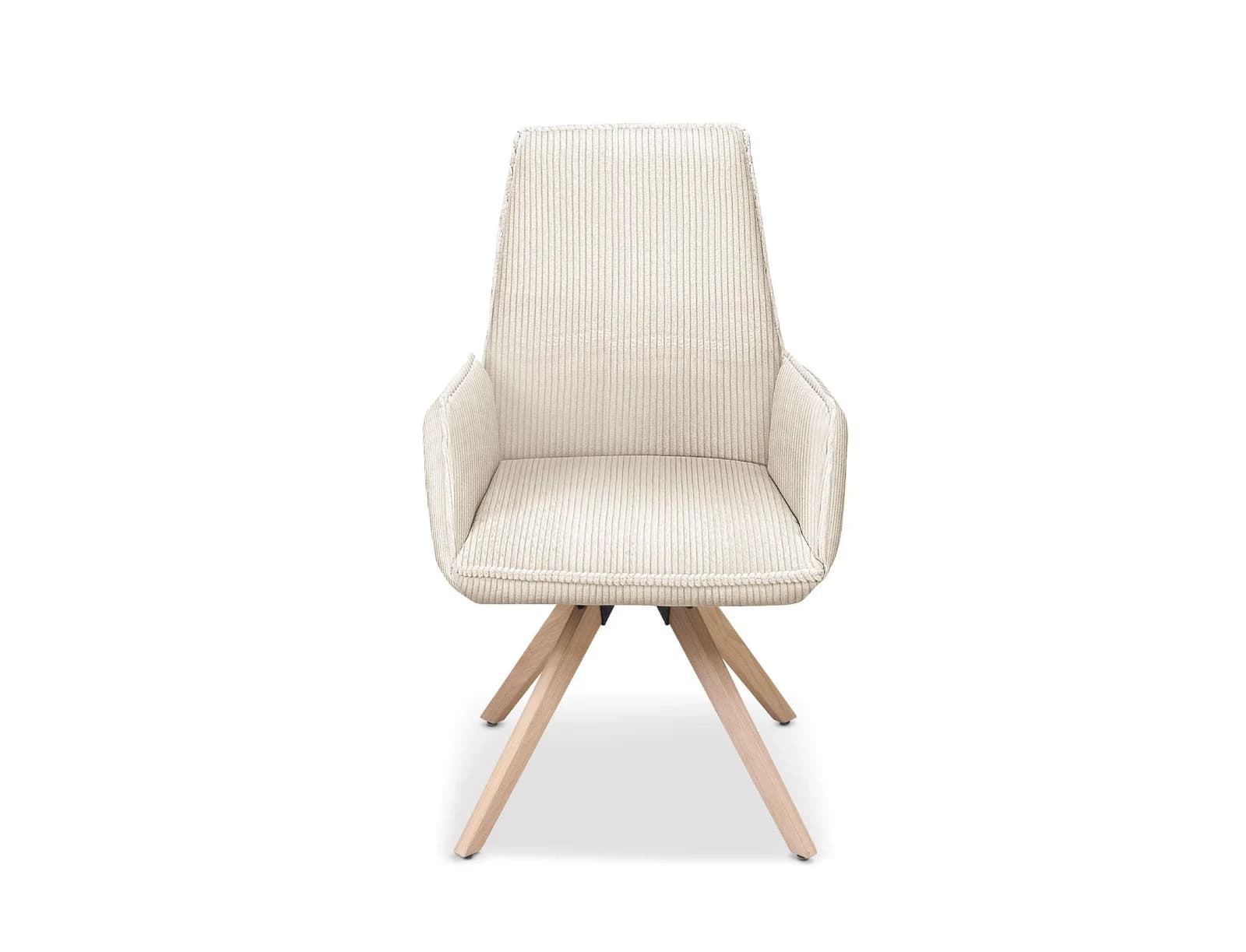 Armlehnstuhl SANSIBAR GÖTEBORG Beige Stoff Eiche