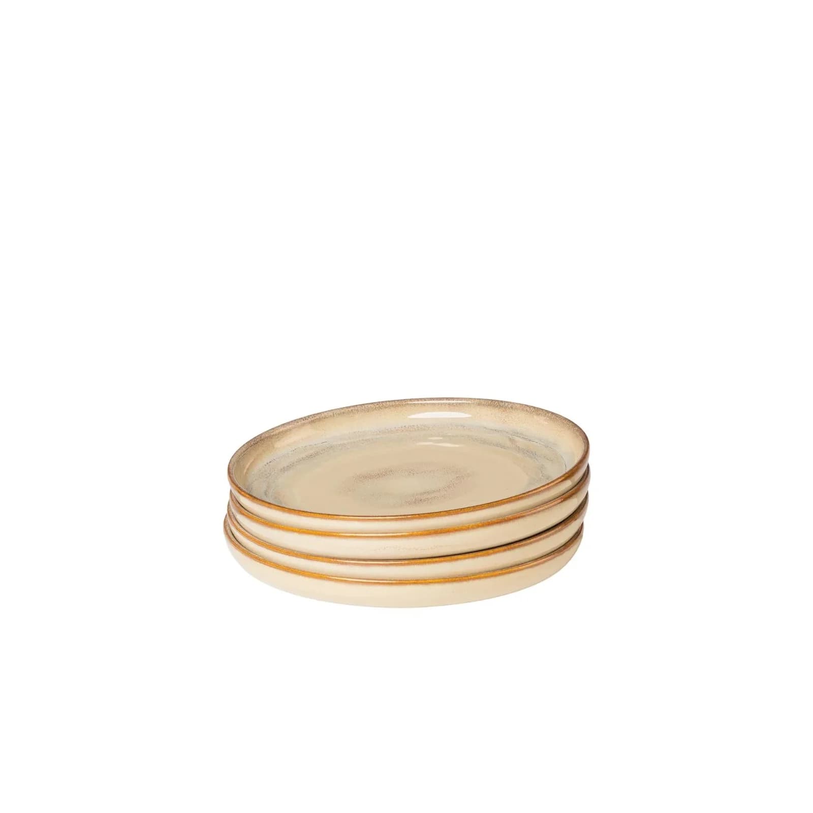 Tasse GIPFELSTÜCK Nebelwald Beige/Braun 4-teilig Steinzeug Scandi-Style