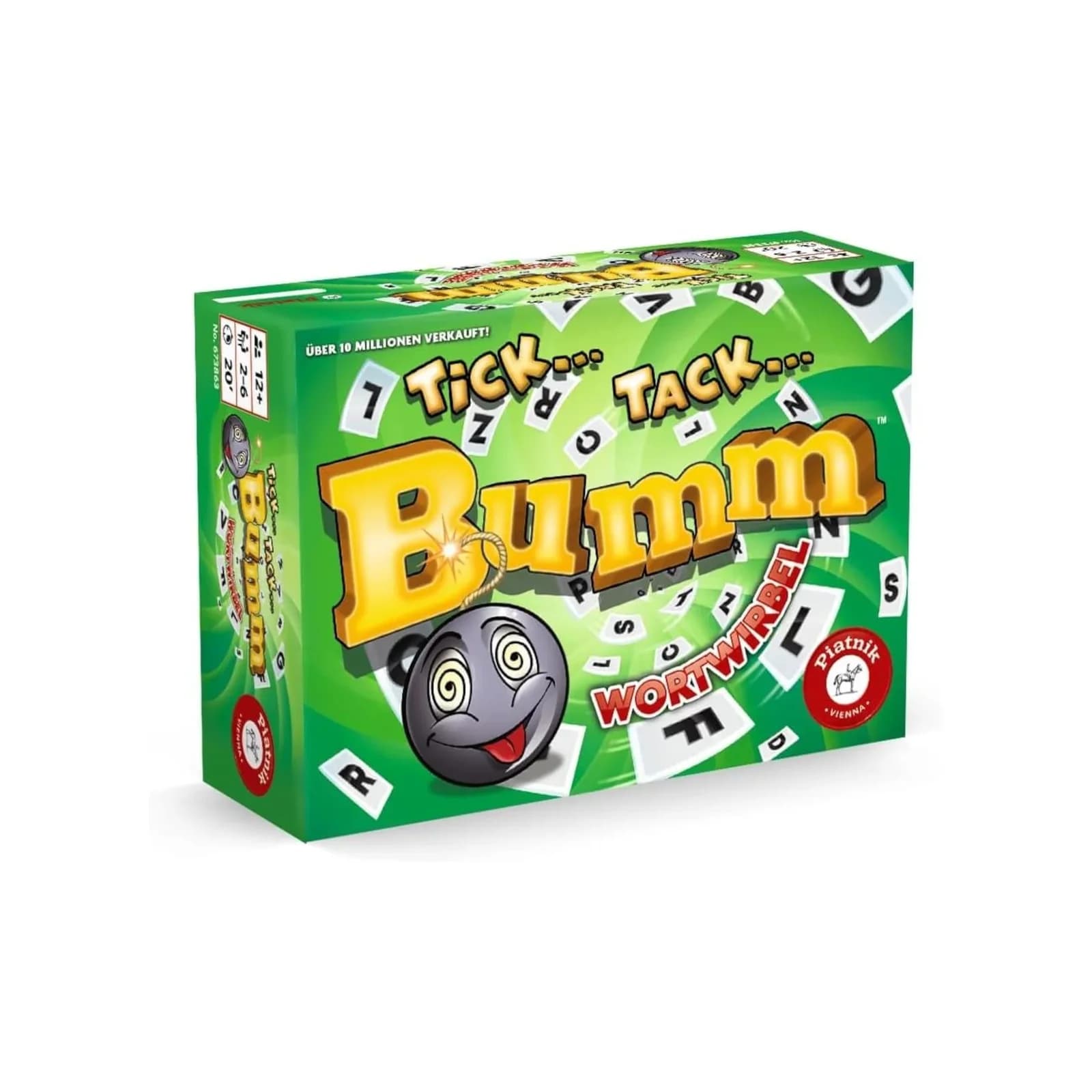 Piatnik Tick Tack Bumm Wortwirbel Kartenspiel ab 12 Jahre