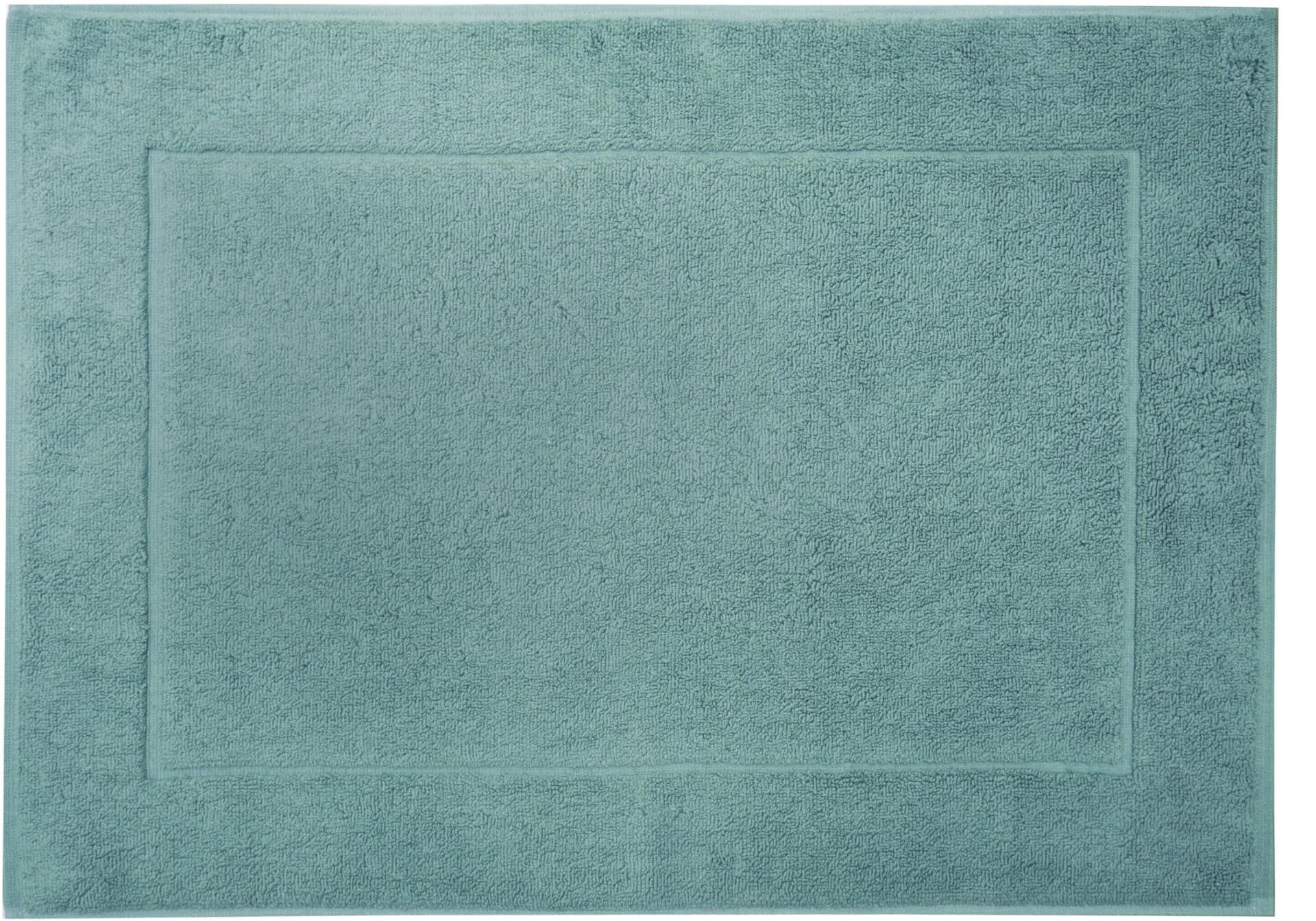 FRAMSOHN Badematte Uni Basic Hotelmatte Sky 100% Baumwolle