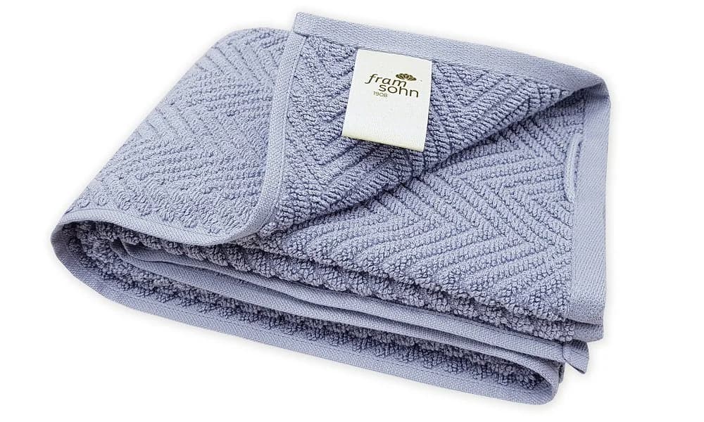 framsohn frottier Duschtuch Ocean Taubenblau 75x150 cm Bio-Baumwolle