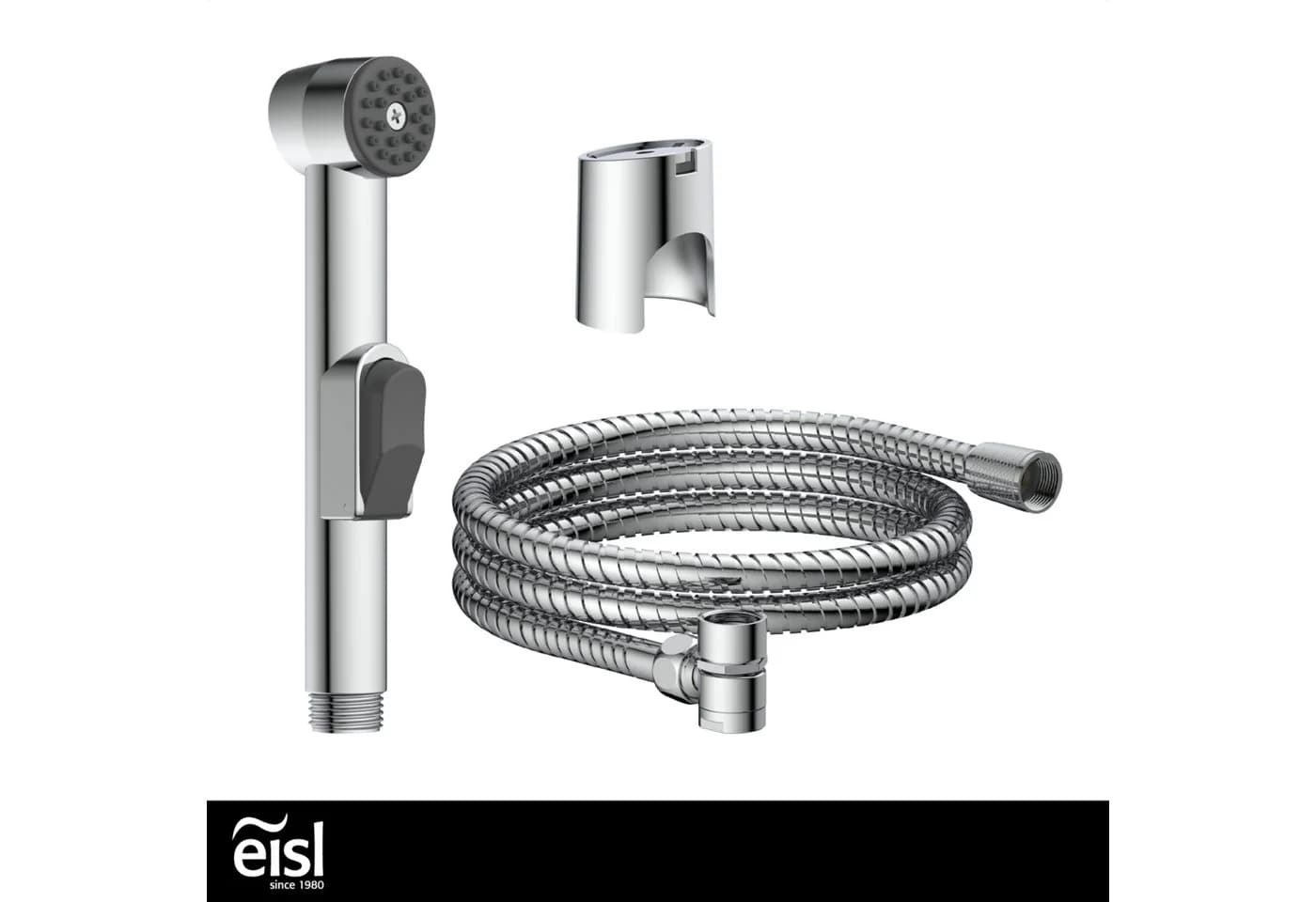 EISL Brausegarnitur Chrom mit Antikalk-Noppen und Handbrausehalter