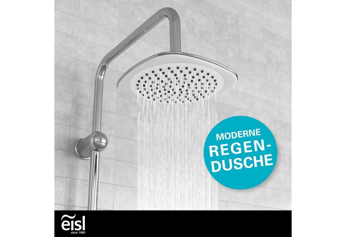 EISL Brausegarnitur DUSCHTRAUM 2-in-1 Duschsystem Weiß Chrom