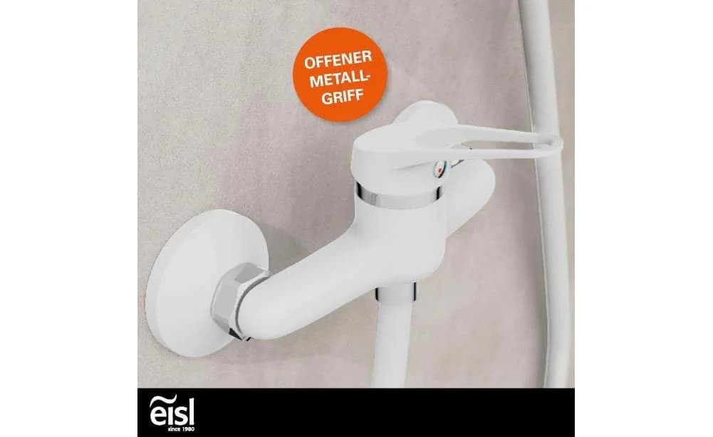 EISL SPEED Duscharmatur Weiß Chrom Messing