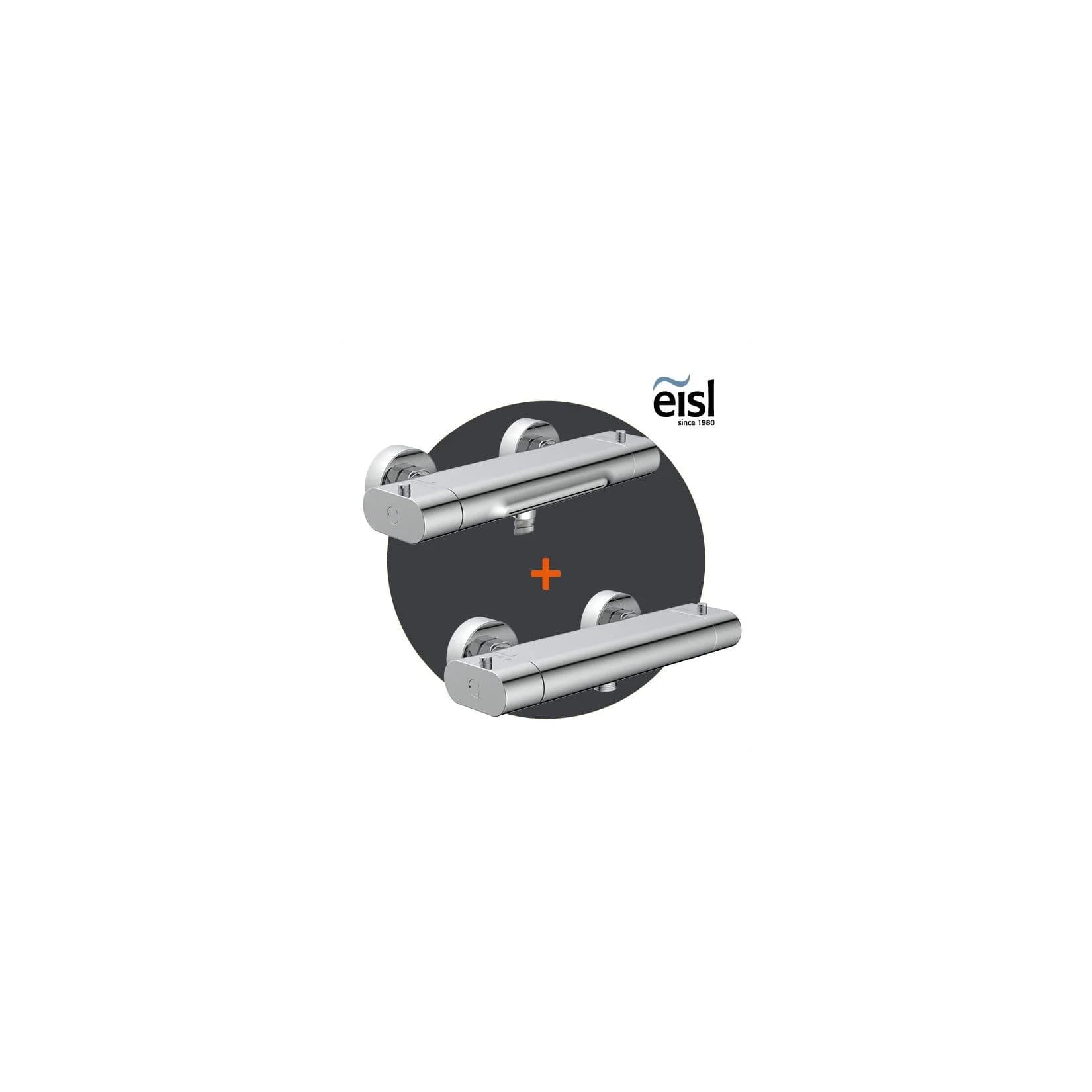 EISL Carneo Brausethermostat Chrom Grau