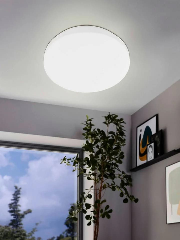 EGLO LED Deckenleuchte Pogliola Deckenlampe Rund Dimmbar