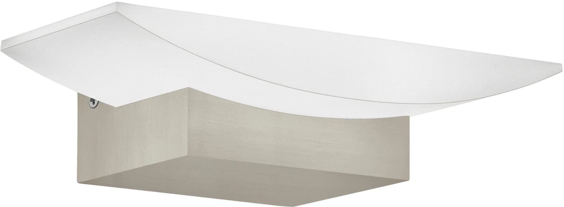 EGLO Wandleuchte METRASS Weiß Silber Aluminium LED