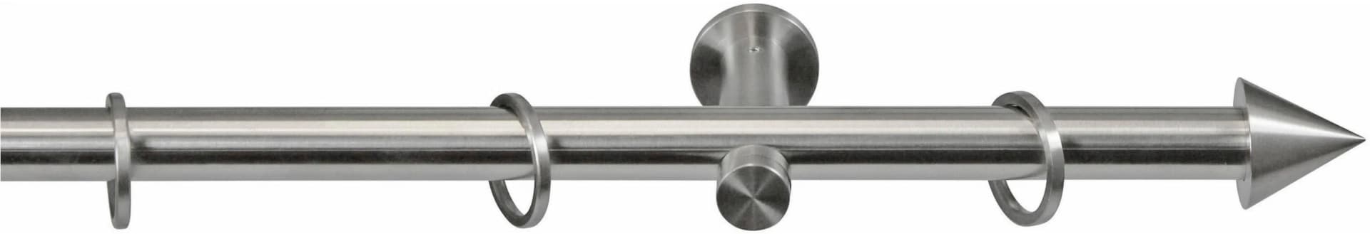 GARESA ORION Gardinenstange Edelstahl Silber 350cm